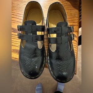 Black Doc Martens Mary Janes Size 9